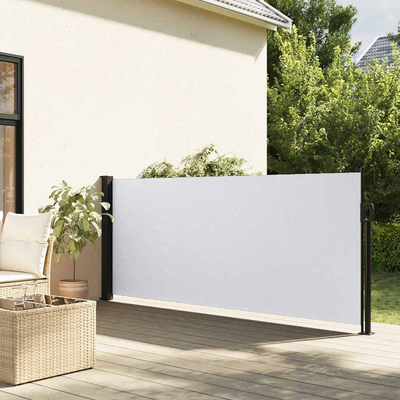 Load image into Gallery viewer, Vidaxl windscherm uittrekbaar 117x300 cm wit
