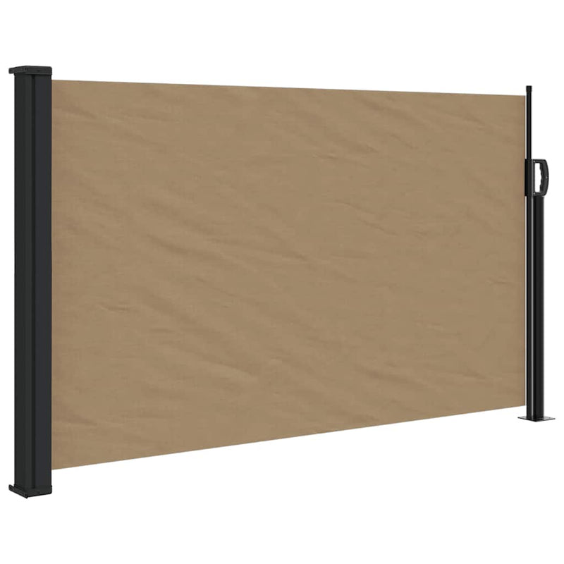 Load image into Gallery viewer, Vidaxl windscherm uittrekbaar 117x300 cm taupe
