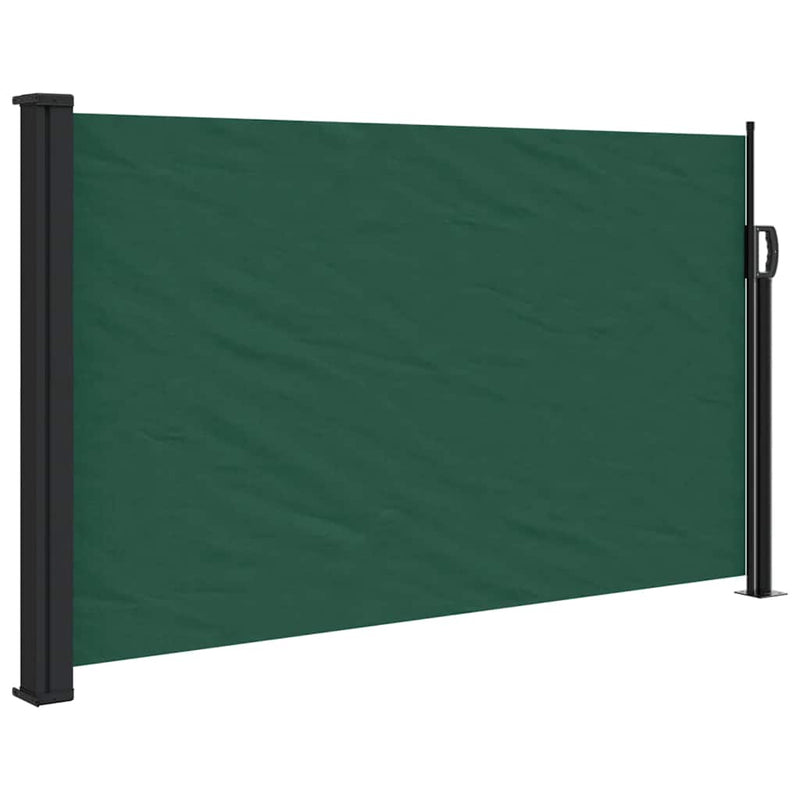 Cargue la imagen en el visor de la galería, Vidaxl windscherm uittrekbaar 117x300 cm donkergroen
