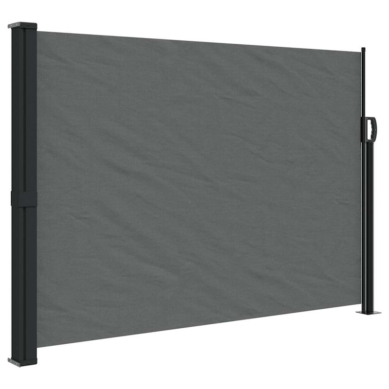 Load image into Gallery viewer, Vidaxl uitschuifbaar zijluifel antraciet 140x300 cm
