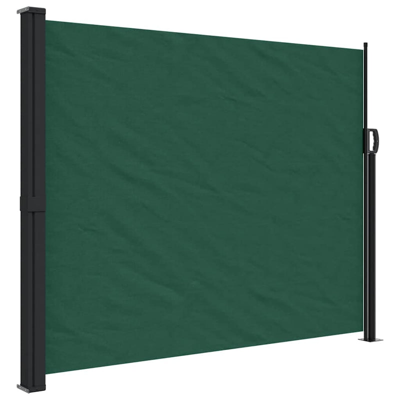 Load image into Gallery viewer, Vidaxl windscherm uittrekbaar 160x300 cm donkergroen
