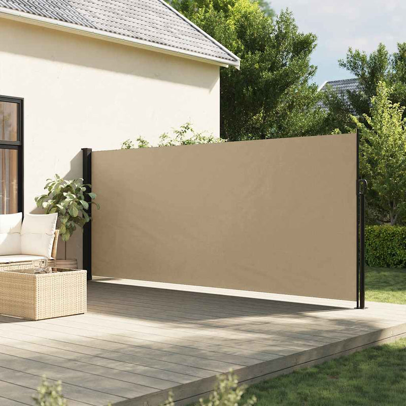 Load image into Gallery viewer, Vidaxl windscherm intrekbaar 170x300 cm beige
