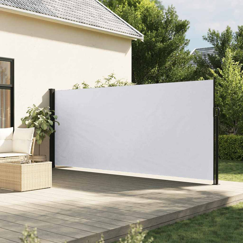 Load image into Gallery viewer, Vidaxl windscherm intrekbaar 170x300 cm wit
