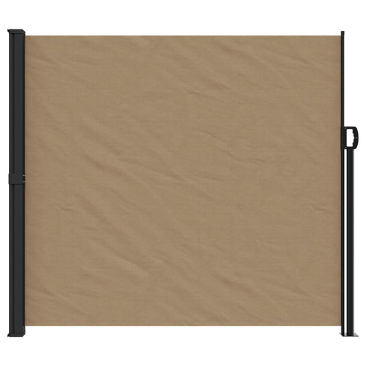 Vidaxl windscherm uittrekbaar 180x300 cm taupe