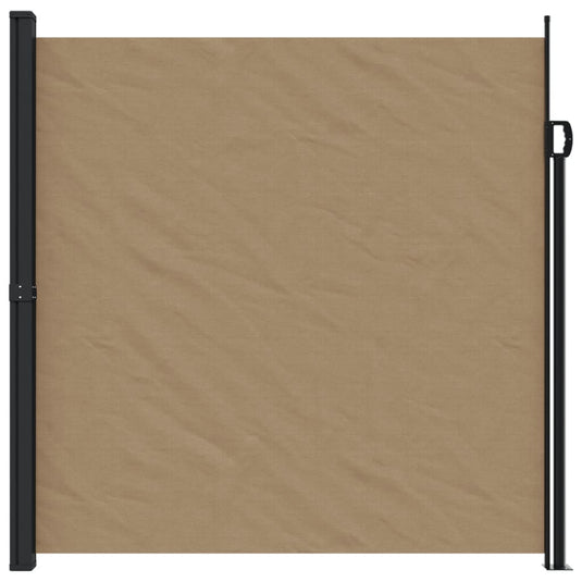 Vidaxl windscherm uittrekbaar 200x300 cm taupe