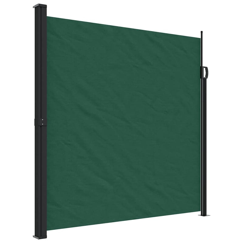 Afbeelding laden in galerijviewer, Vidaxl windscherm uittrekbaar 200x300 cm donkergroen
