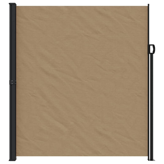 Vidaxl windscherm uittrekbaar 220x300 cm taupe