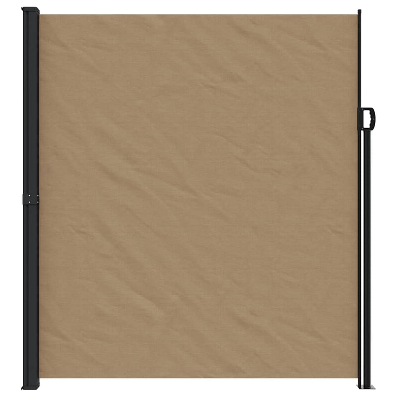 Afbeelding laden in galerijviewer, Vidaxl windscherm uittrekbaar 220x300 cm taupe
