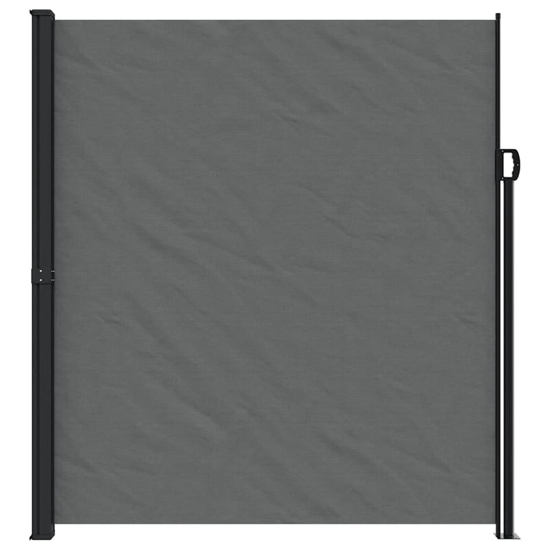 Load image into Gallery viewer, Vidaxl windscherm uittrekbaar 220x300 cm antracietkleurig
