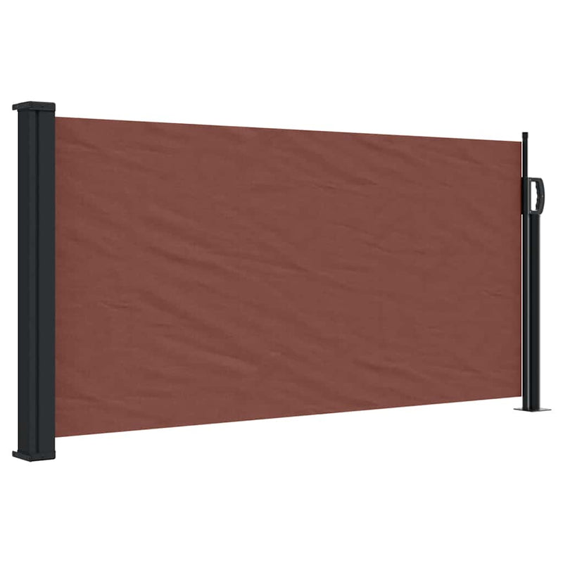 Load image into Gallery viewer, Vidaxl windscherm uittrekbaar 100x500 cm bruin
