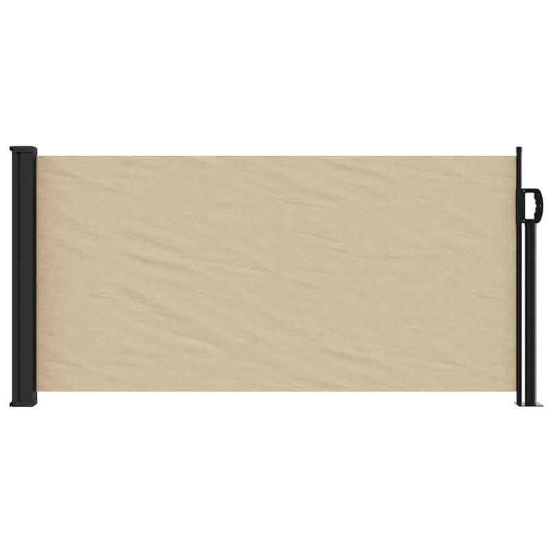 ギャラリービューアに画像をロードする, Vidaxl windscherm uittrekbaar 100x500 cm beige
