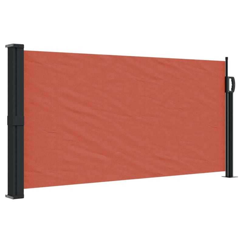 Load image into Gallery viewer, Vidaxl windscherm uittrekbaar 100x500 cm terracotta
