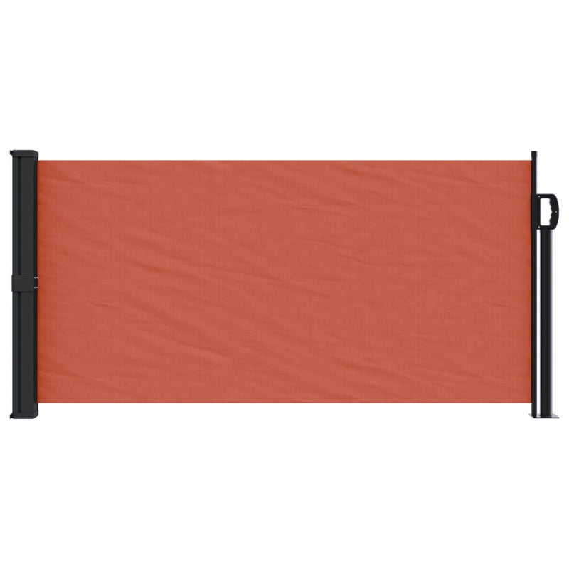 Load image into Gallery viewer, Vidaxl windscherm uittrekbaar 100x500 cm terracotta
