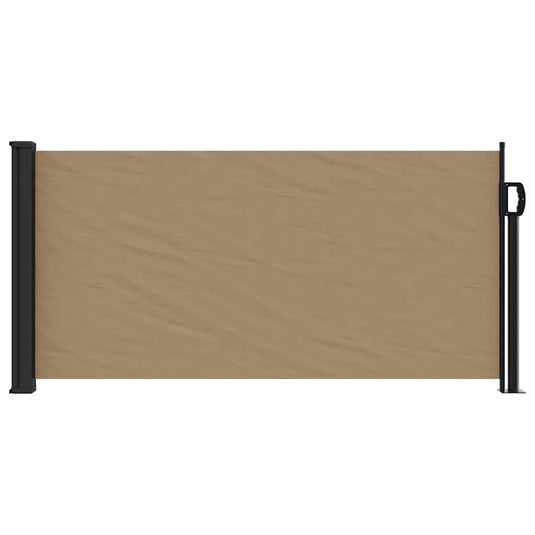 Vidaxl windscherm uittrekbaar 100x500 cm taupe
