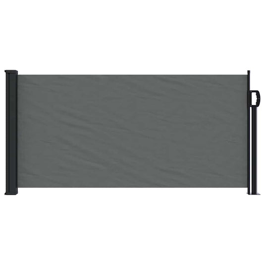 Vidaxl uitschuifbaar zijluifel antraciet 100x500 cm