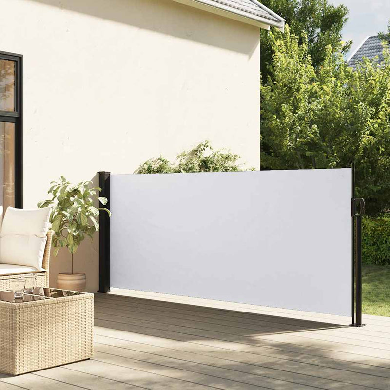 Load image into Gallery viewer, Vidaxl windscherm uittrekbaar 120x500 cm wit
