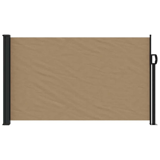 Vidaxl windscherm uittrekbaar 120x500 cm taupe