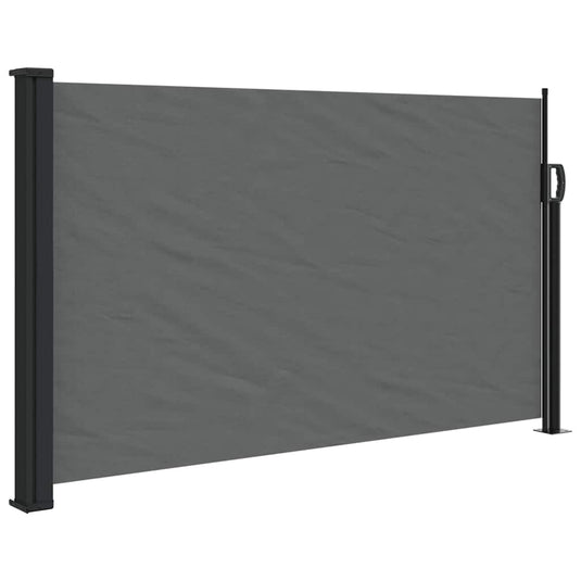 Vidaxl uitschuifbaar zijluifel antraciet 120x500 cm