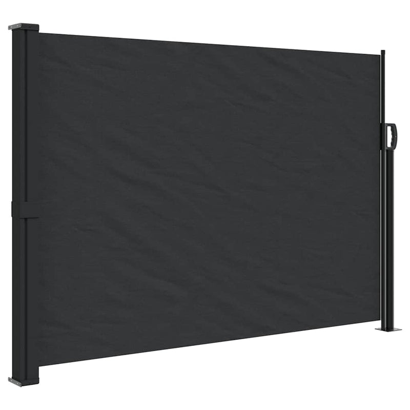 Chargez l'image dans la visionneuse de la galerie, Vidaxl windscherm uittrekbaar 140x500 cm zwart
