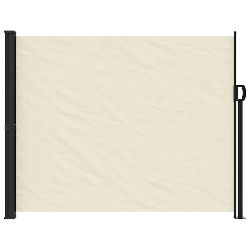 Load image into Gallery viewer, Vidaxl windscherm uittrekbaar 160x500 cm crèmekleurig
