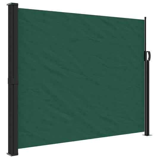 Vidaxl windscherm uittrekbaar 160x500 cm donkergroen