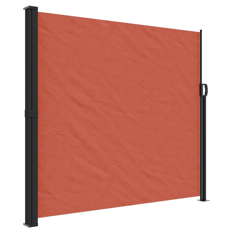 Load image into Gallery viewer, Vidaxl windscherm uittrekbaar 180x500 cm terracotta
