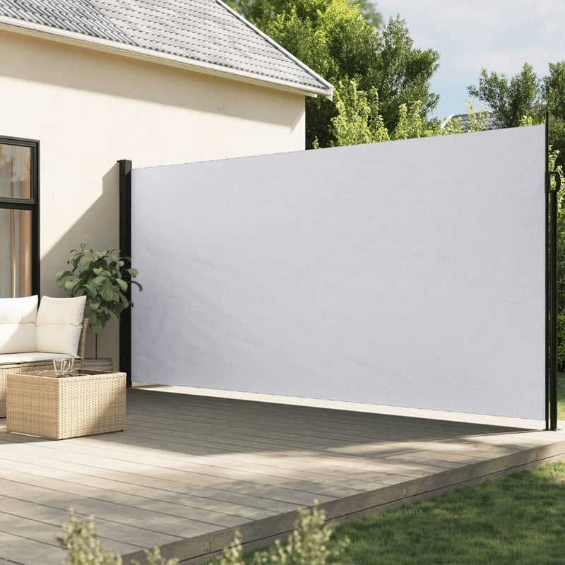 Afbeelding laden in galerijviewer, Vidaxl windscherm uittrekbaar 200x500 cm wit
