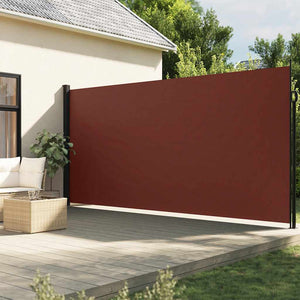 Vidaxl windscherm uittrekbaar 220x500 cm bruin