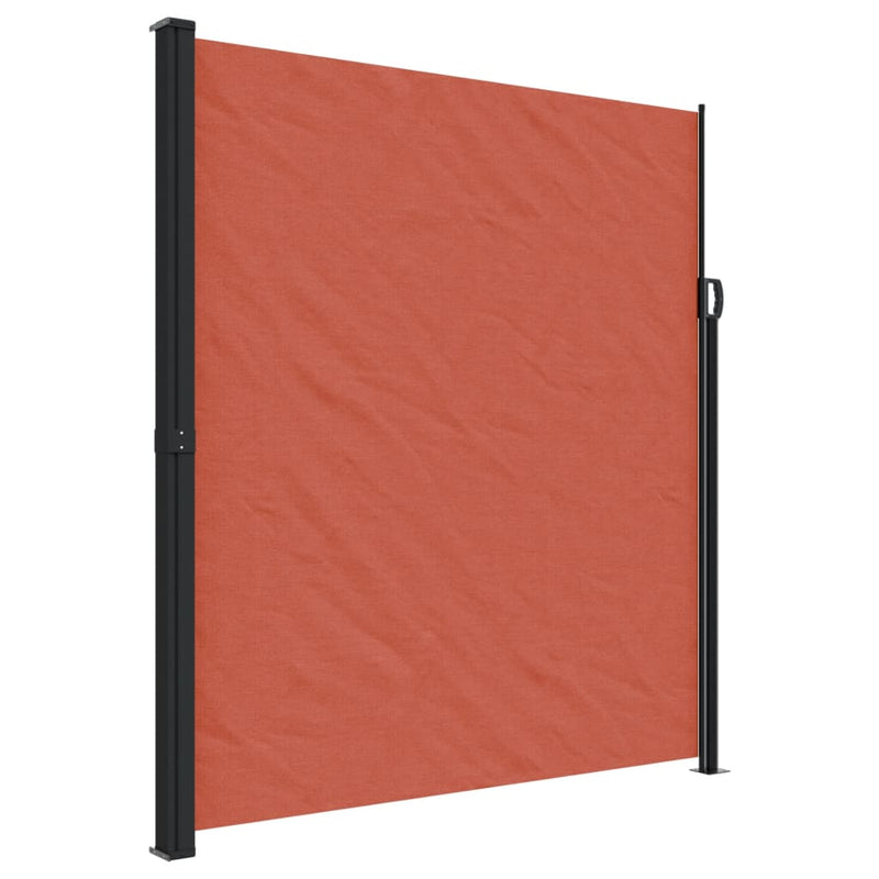 Load image into Gallery viewer, Vidaxl windscherm uittrekbaar 220x500 cm terracotta
