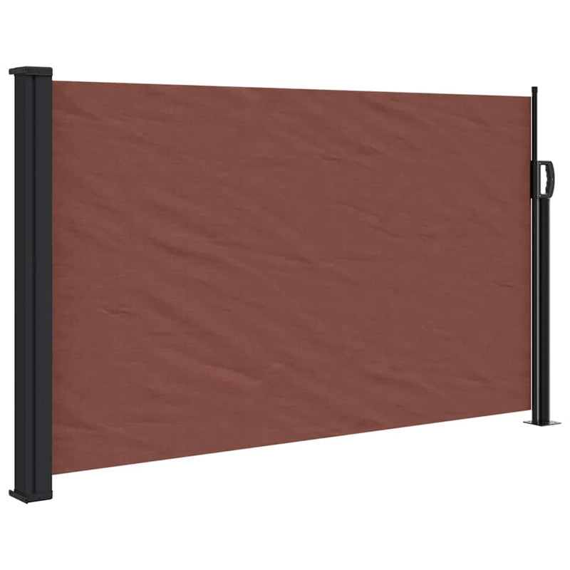 Load image into Gallery viewer, Vidaxl windscherm uittrekbaar 120x600 cm bruin
