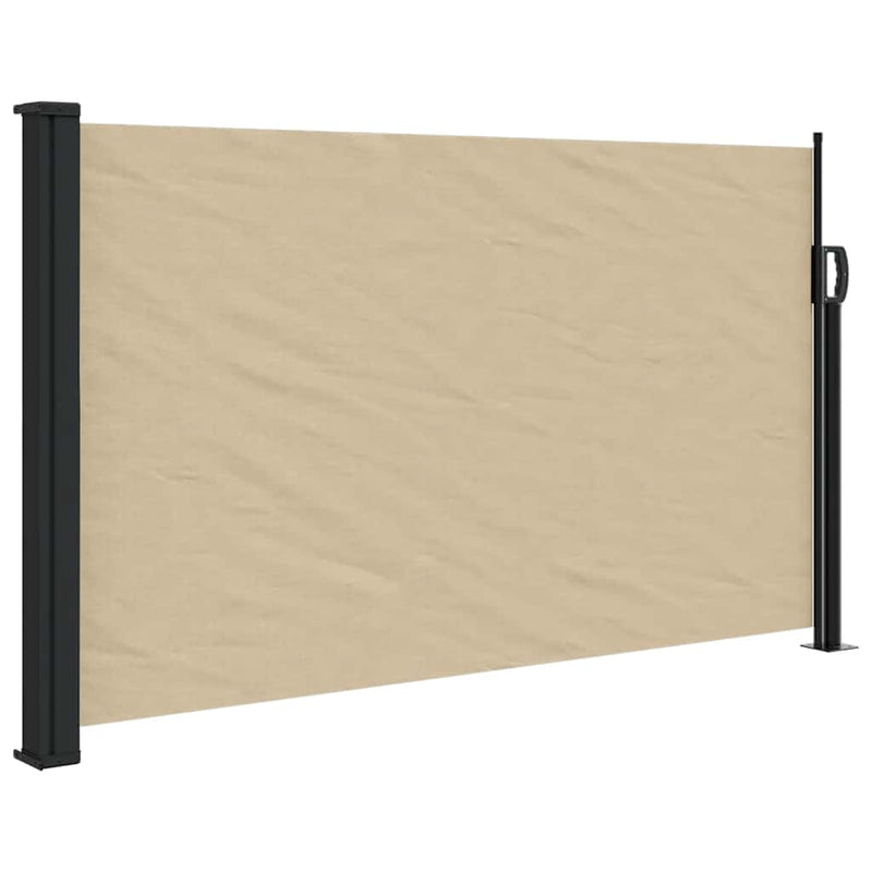 Load image into Gallery viewer, Vidaxl windscherm uittrekbaar 120x600 cm beige
