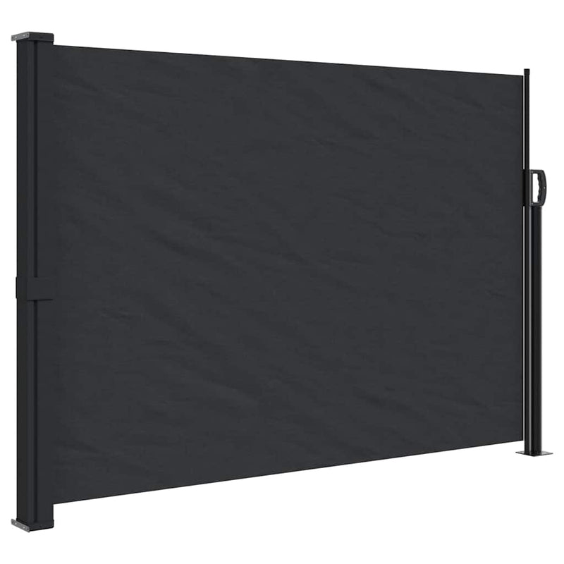 Load image into Gallery viewer, Vidaxl windscherm uittrekbaar 140x600 cm zwart
