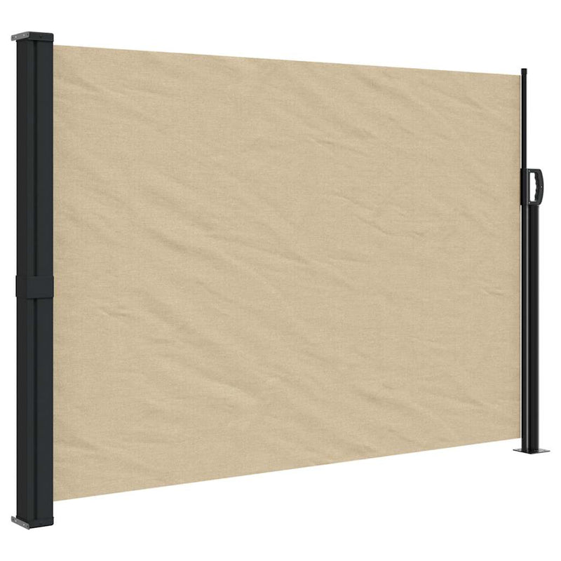 Load image into Gallery viewer, Vidaxl windscherm uittrekbaar 140x600 cm beige
