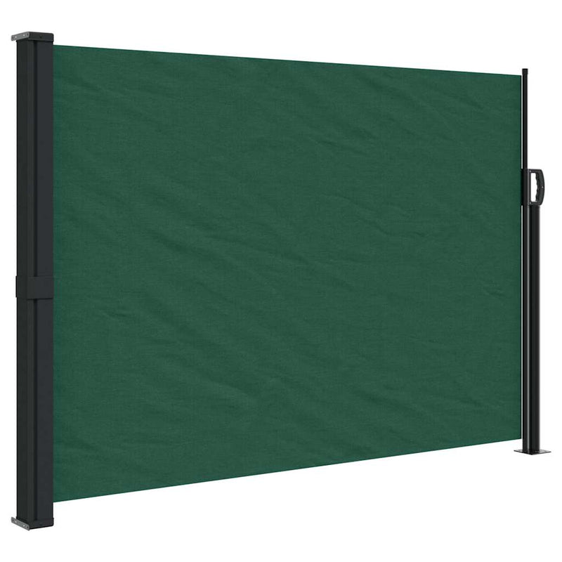 Load image into Gallery viewer, Vidaxl tuinscherm uittrekbaar 140x600 cm donkergroen
