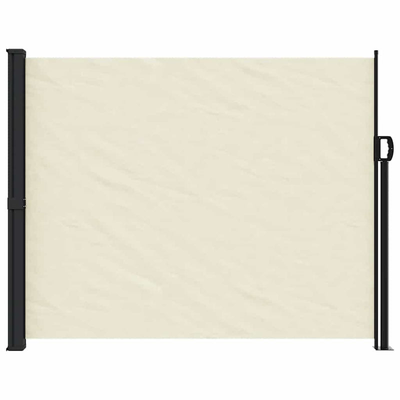 Load image into Gallery viewer, Vidaxl windscherm uittrekbaar 160x600 cm crèmekleurig
