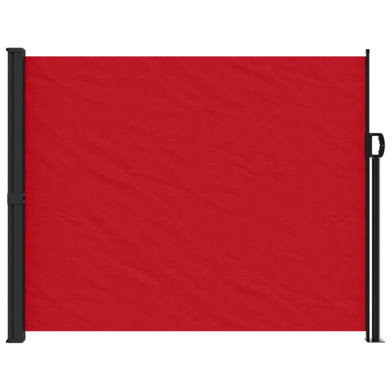 Load image into Gallery viewer, Vidaxl windscherm uittrekbaar 160x600 cm rood
