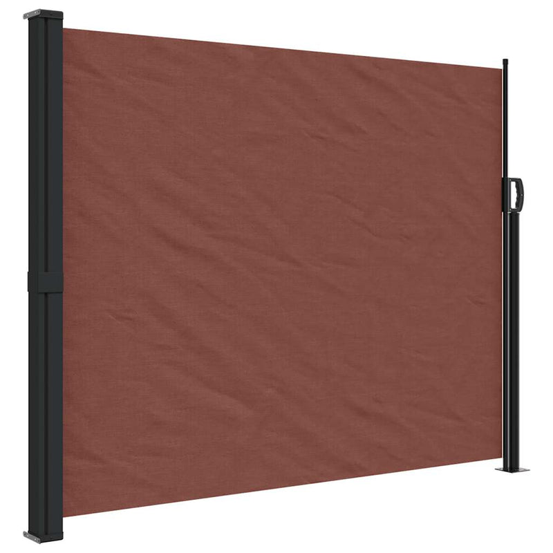 Load image into Gallery viewer, Vidaxl windscherm uittrekbaar 160x600 cm bruin
