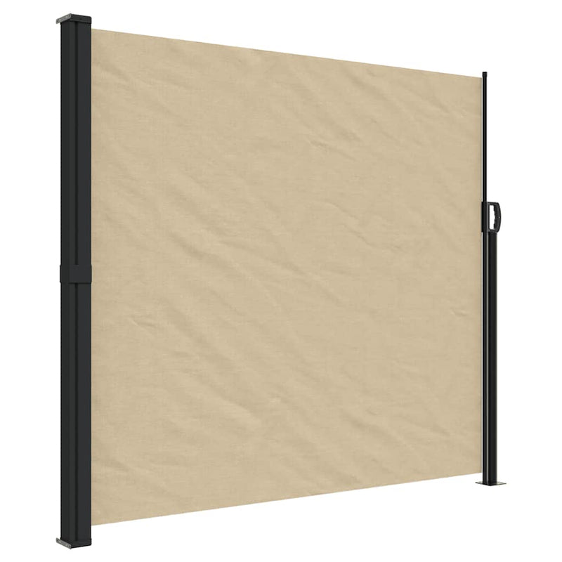 Load image into Gallery viewer, Vidaxl windscherm uittrekbaar 180x600 cm beige
