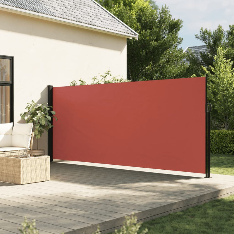 Load image into Gallery viewer, Vidaxl windscherm uittrekbaar 180x600 cm terracotta
