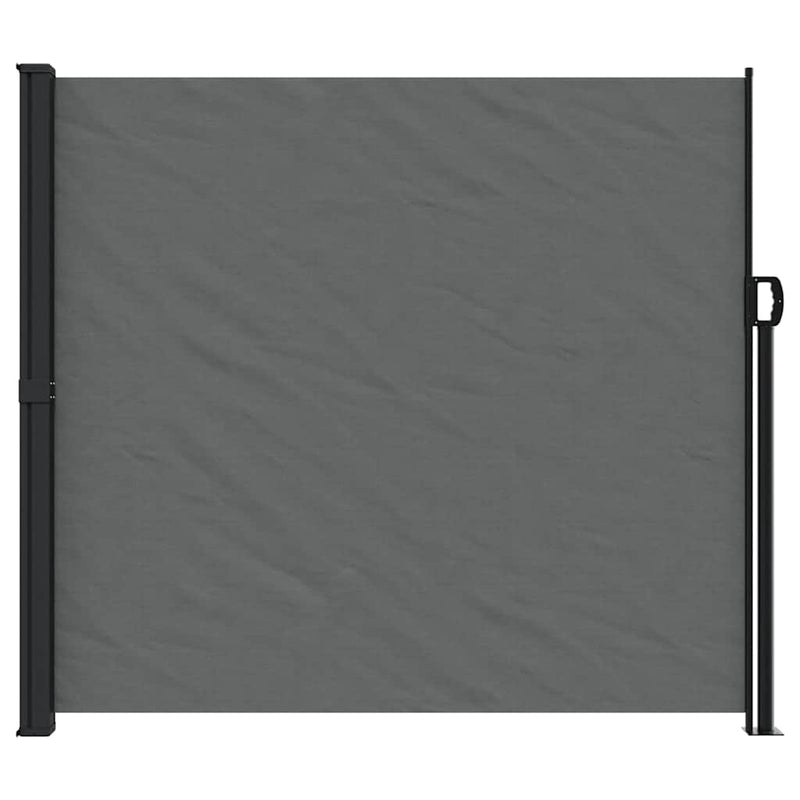Load image into Gallery viewer, Vidaxl windscherm uittrekbaar 180x600 cm antracietkleurig
