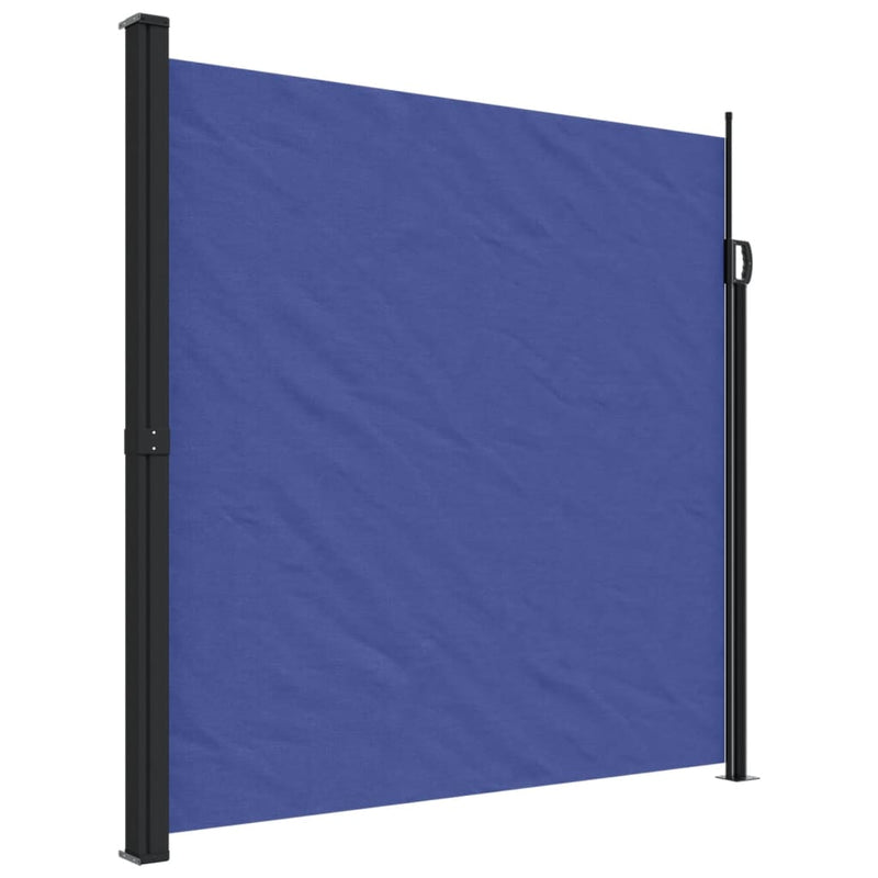 Chargez l'image dans la visionneuse de la galerie, Vidaxl windscherm uittrekbaar 200x600 cm blauw
