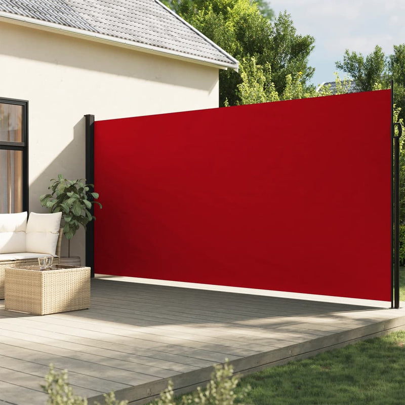 Load image into Gallery viewer, Vidaxl windscherm uittrekbaar 200x600 cm rood
