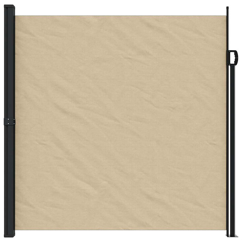 Load image into Gallery viewer, Vidaxl windscherm uittrekbaar 200x600 cm beige
