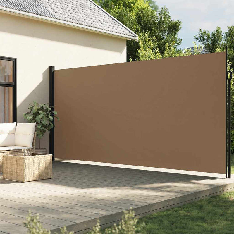 Chargez l'image dans la visionneuse de la galerie, Vidaxl windscherm uittrekbaar 200x600 cm taupe
