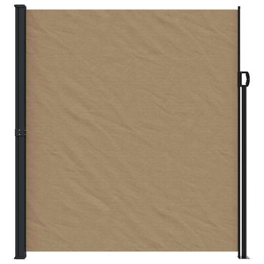 Vidaxl windscherm uittrekbaar 220x600 cm taupe