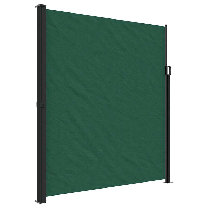 Load image into Gallery viewer, Vidaxl windscherm uittrekbaar 220x600 cm donkergroen
