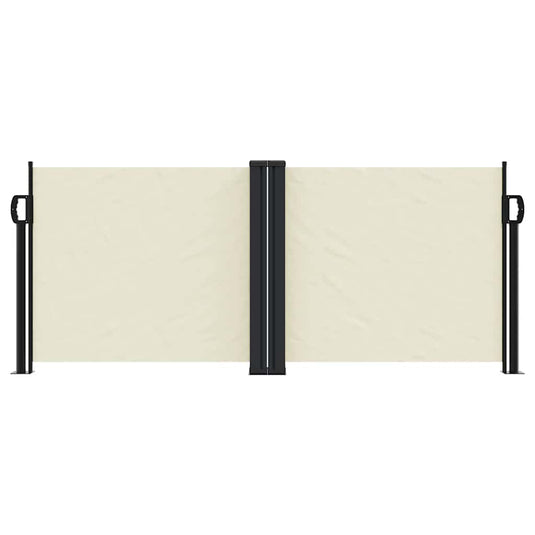 Vidaxl windscherm uittrekbaar 100x600 cm crème