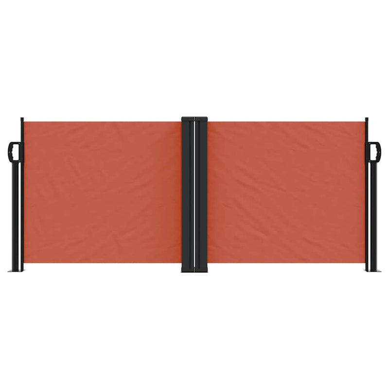 Load image into Gallery viewer, Vidaxl windscherm uittrekbaar 100x600 cm terracottakleurig

