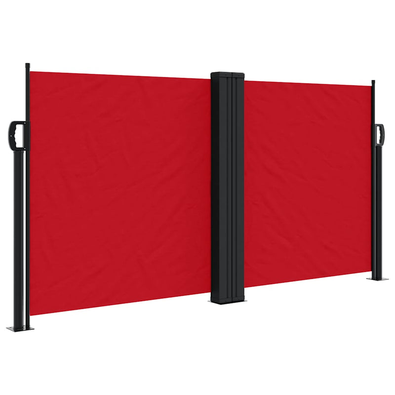 Load image into Gallery viewer, Vidaxl windscherm uittrekbaar 120x600 cm rood
