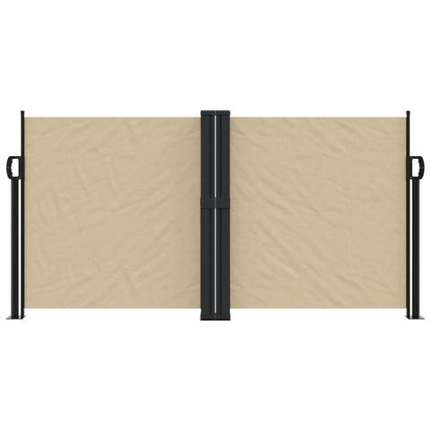 Vidaxl windscherm uittrekbaar 120x600 cm beige